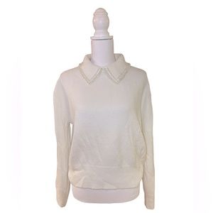 Detailed Collar Knit top